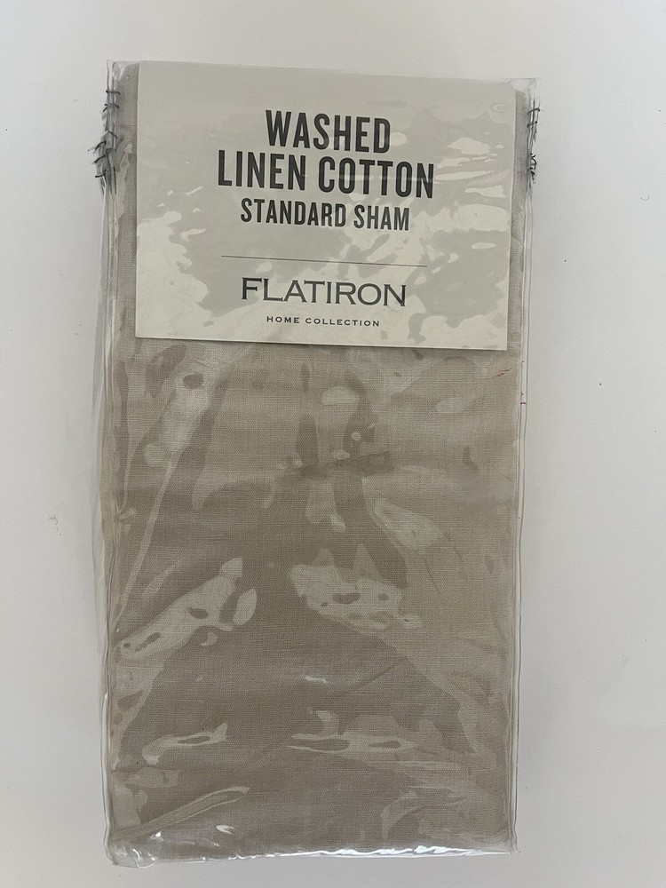 Flatiron Linen Washed Cotton Standard Sham MRSP $112
