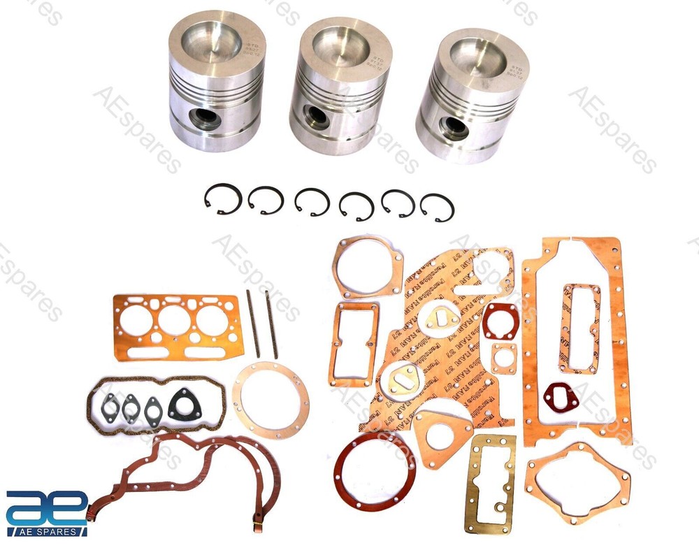 Piston 91.37MM STD With Gasket Set Compatible With Perkins 135