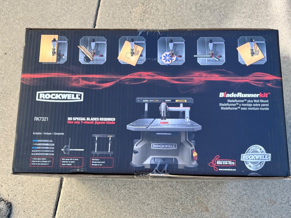 ROCKWEWLL BLADERUNNER WITH WALL MOUNT and 2 ACCESSORIES