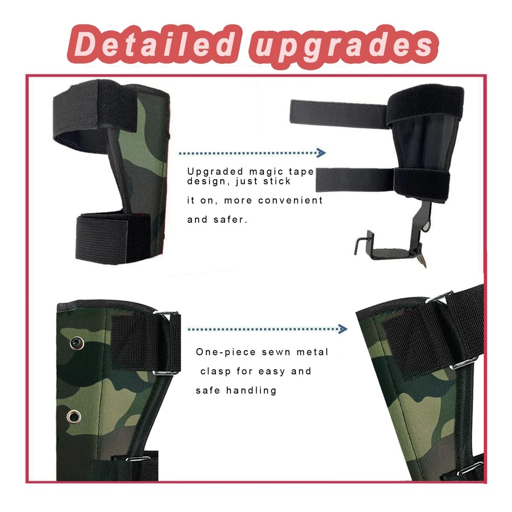 Tree Climbing Spikes,Tree Climbing Gear with Professional Accessories, Adjust...