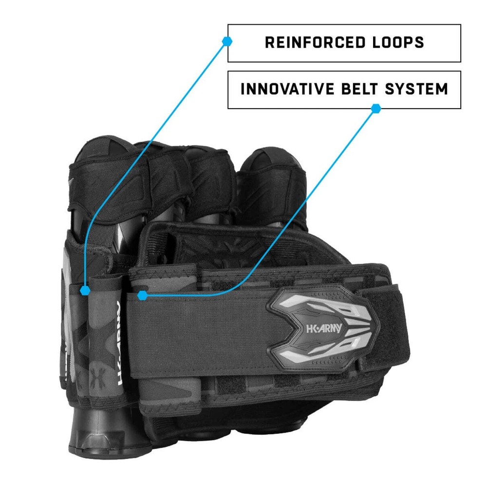 HK Army Zero G 2.0 Harness - 4+3+4 - Black / Blue