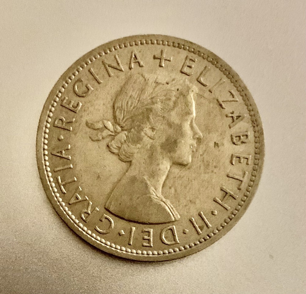 4 Different Great Britain Half Crown Coins - 1954 - 1967