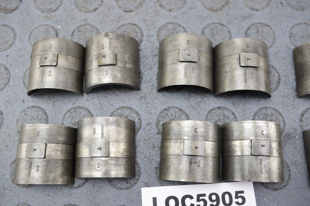 HARDINGE ( 7/8'' SQUARE ) B16 COLLET PADS READ DESCRIPTION ! LOC5905
