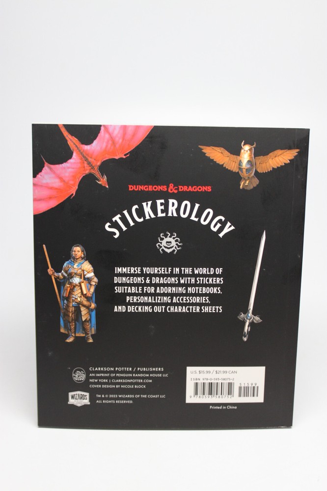 Dungeons & Dragons Mimic Treasure Chest Notebook Set w/ Stickerology D&D Book