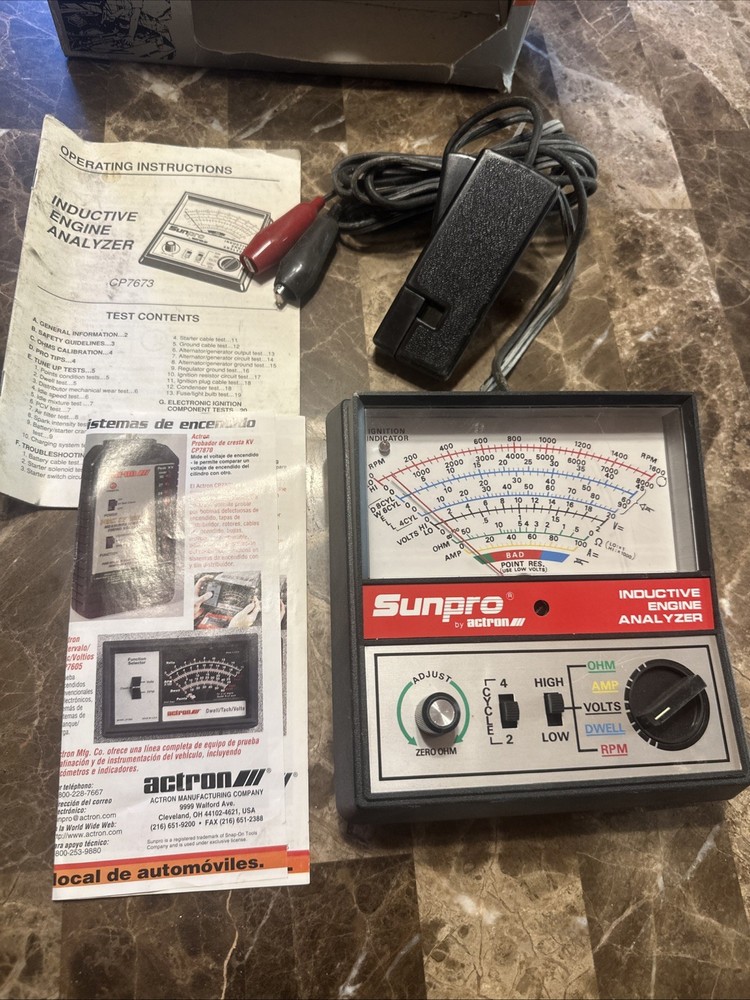 Sunpro Inductive Engine Analyzer CP7673