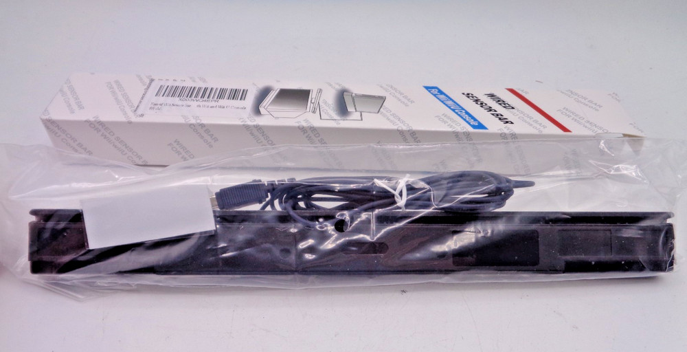 Wired Sensor Bar For Wii/WiiU Console With Easy Setup & Adhesive Mount