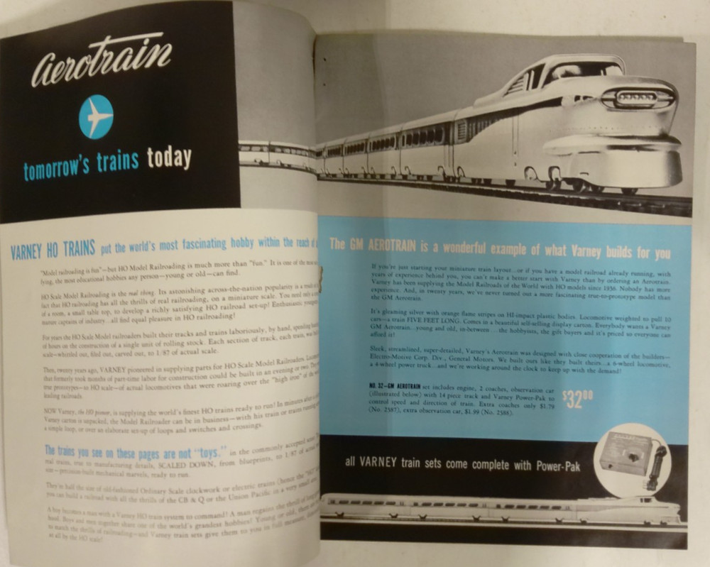 Varney HO Trains 1956 Catalog