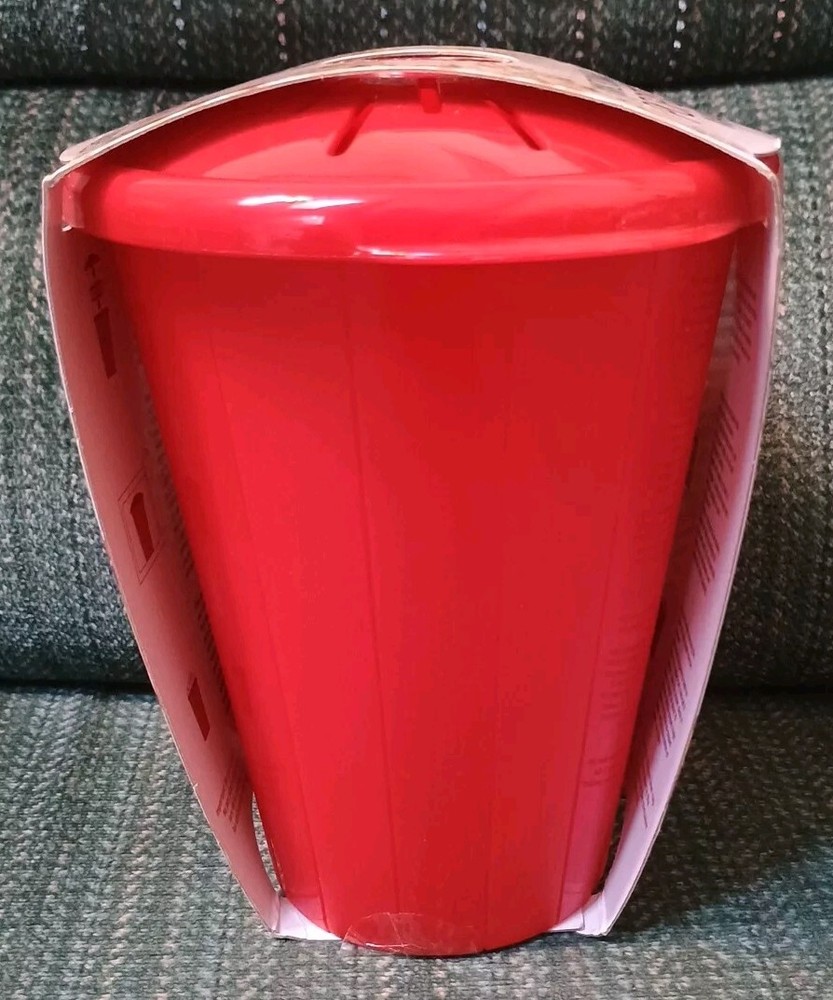 Joie Microwave Popcorn Popper Maker Red (NWT)