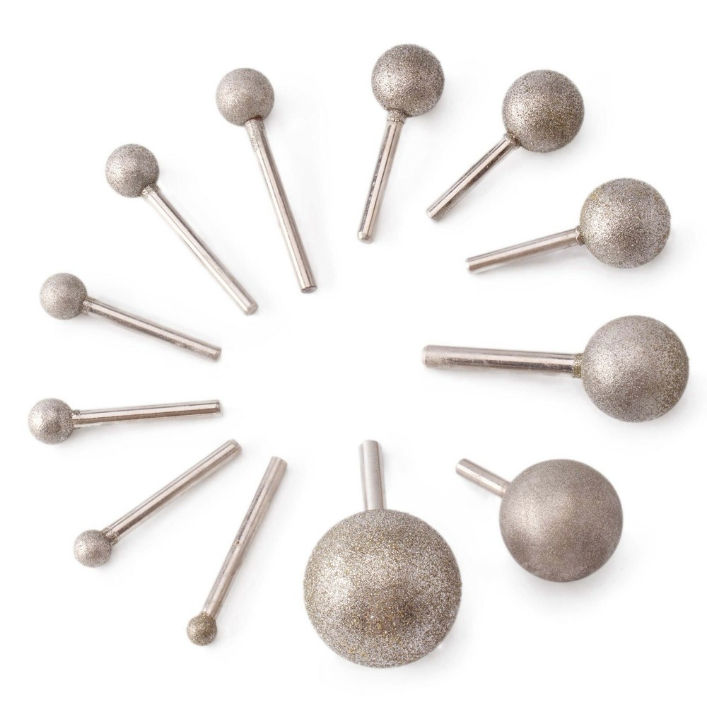 Diamond Grinding Bits 35mm 1-3/8" Spherical Head Round Ball Tools for Stone