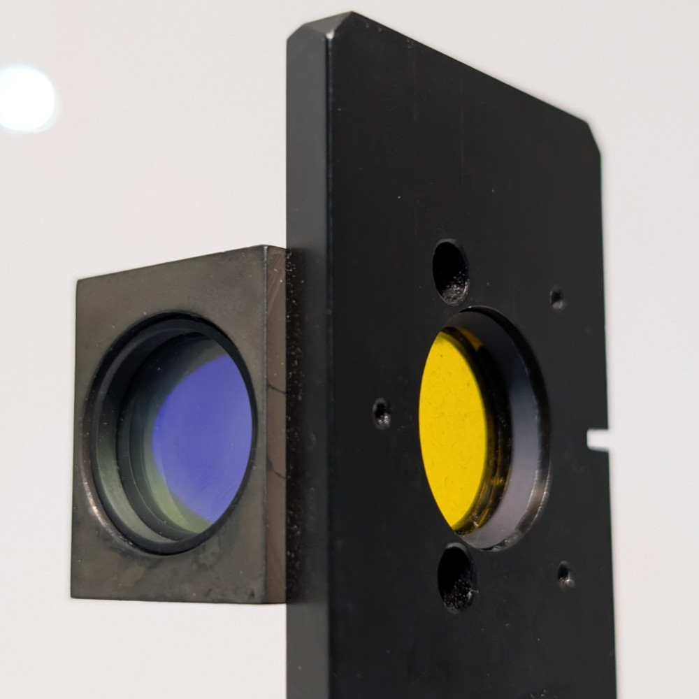 Nikon “B” Dichroic Fluorescence Filter Cube Slider For Microscope