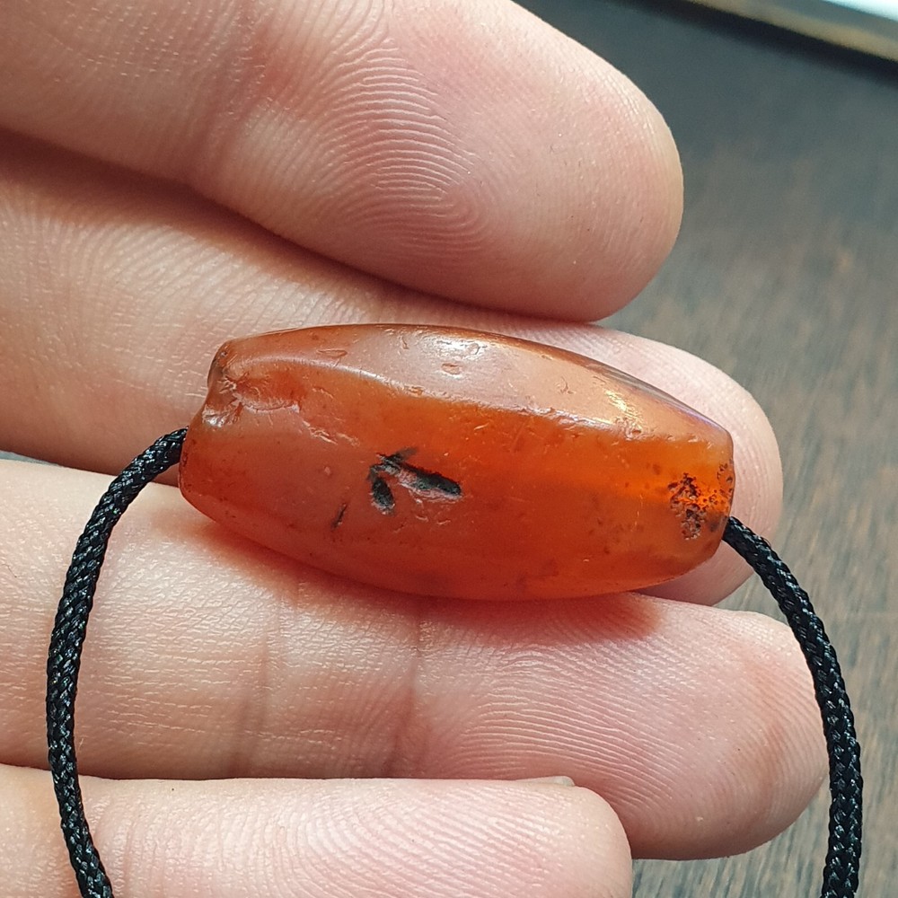 Ancient Antique Carnelian Middle eastern African AGATE Bead