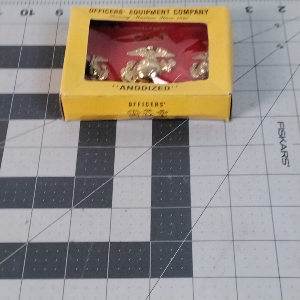 Officers' Anodized USMC Insignia In Original Box
