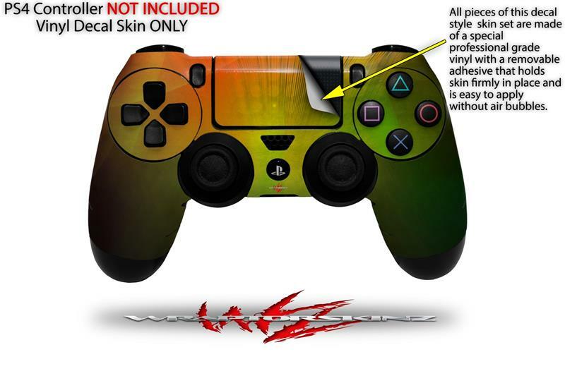 Skin for Sony PS4 Controller Bent Light Orangish