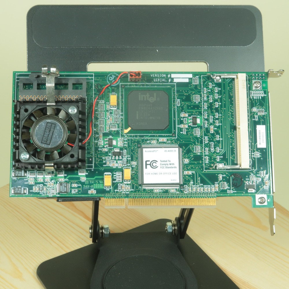 Evergreen AcceleraPCI CPU RAM Upgrade Card BIOS Socket 370 Missing Capacitor