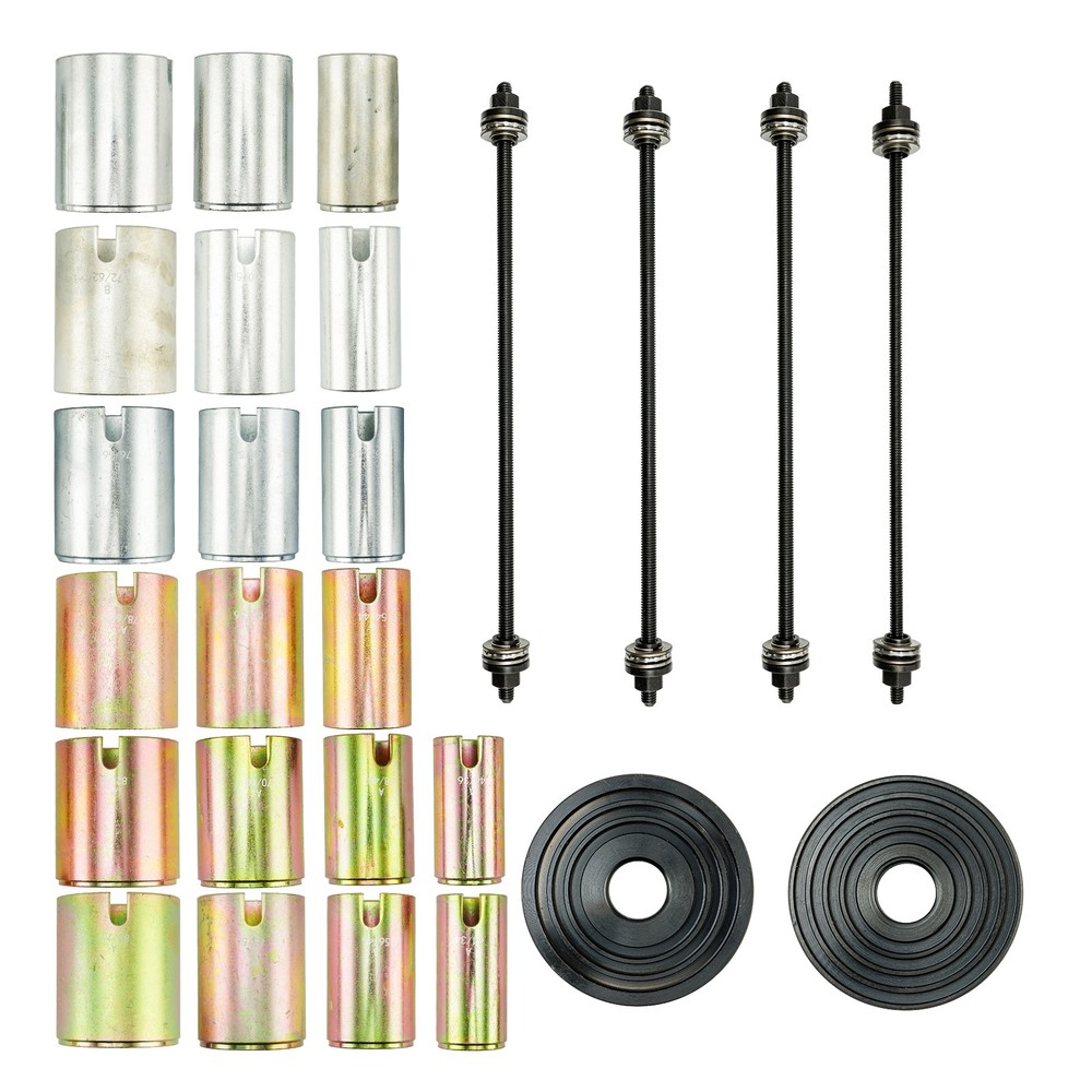 26pc Universal Press and Pull Sleeve Kit Bush Bearing Removal Insertion Tool