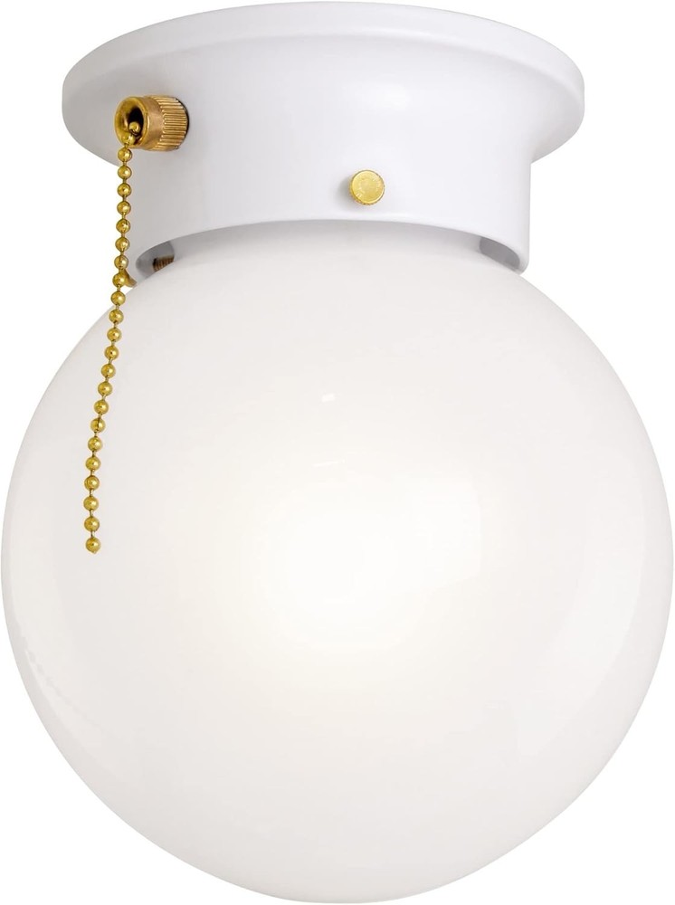 Millbridge Globe 6 Inch Diameter Indoor Ceiling Light Fixture with Pull Chain...
