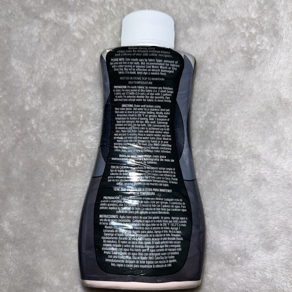 RIT Dye More Synthetic 7oz-Graphite Color