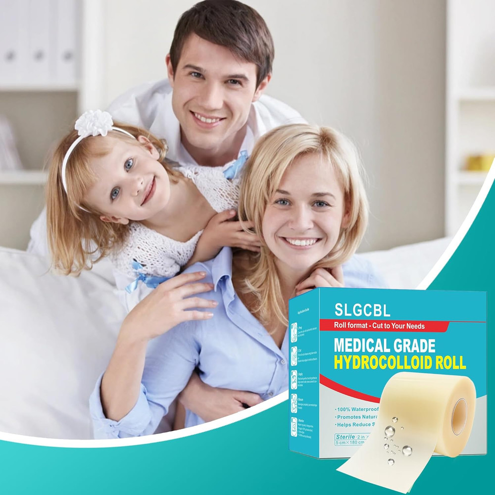 Hydrocolloid Roll, Extra Large Hydrocolloid Bandages, Pimple Patch Roll for Acne