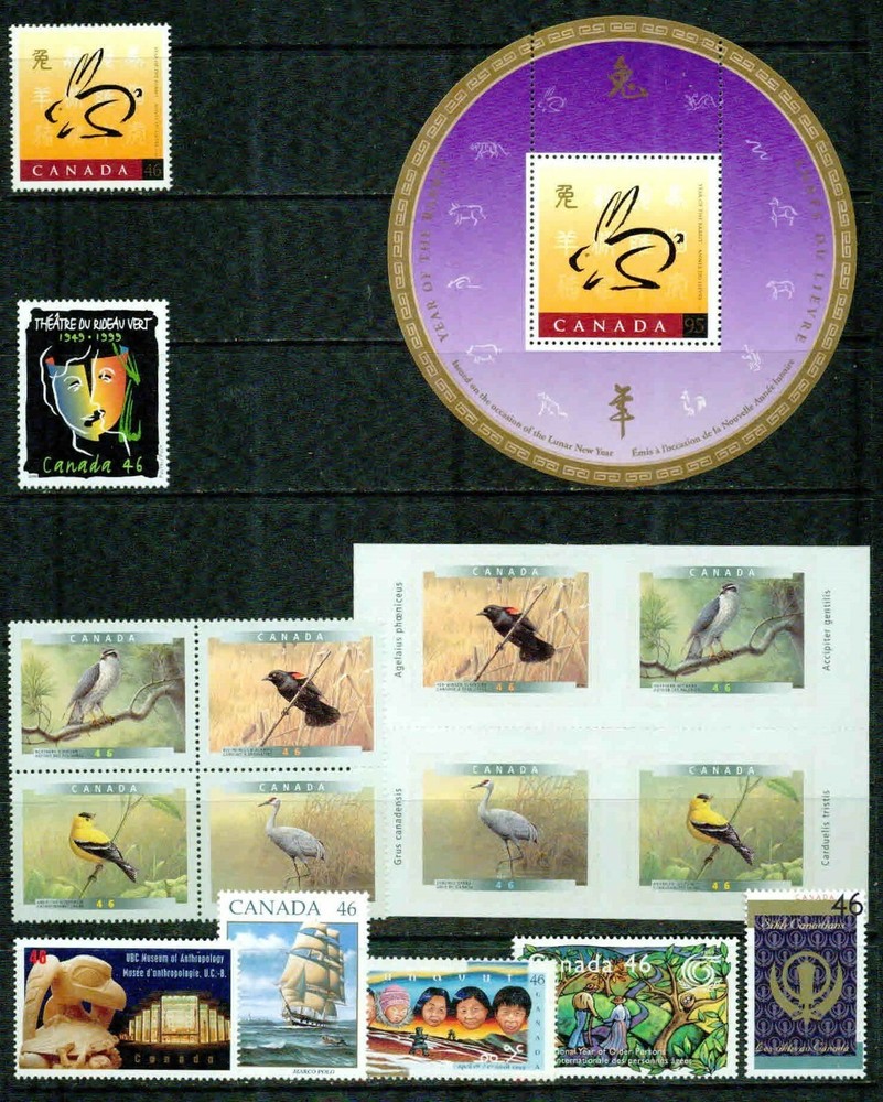 CANADA  COMPLETE YEAR 1999 - VF**