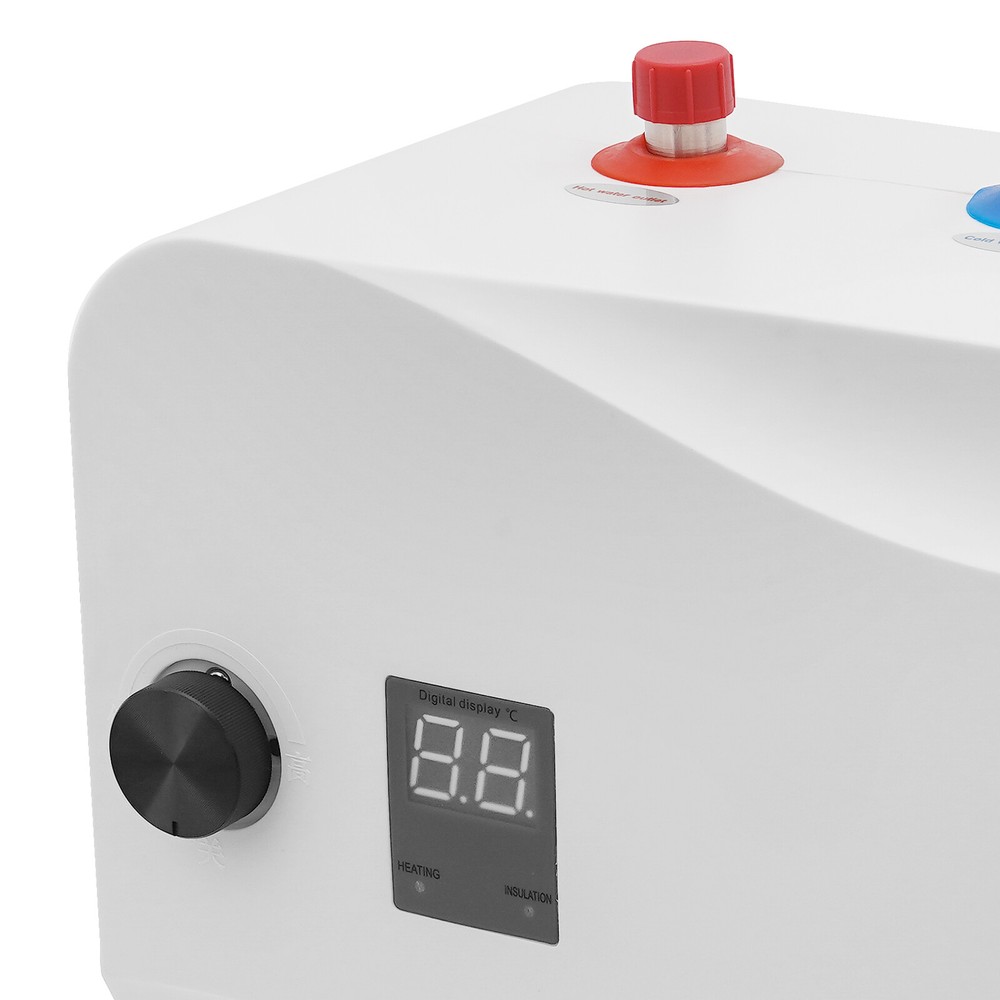 6L Electric Mini Tank Water Heater, 1500W Under Sink Hot Water Solution