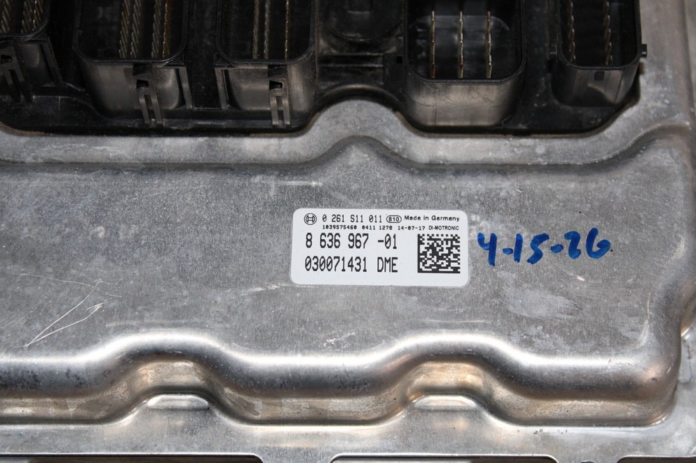 2013 BMW 750i TWO DME ECU Engine Computer Module Unit 8636967