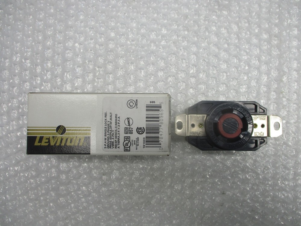 LEVITON 2730 RECEPTACLE BLACK NSMP