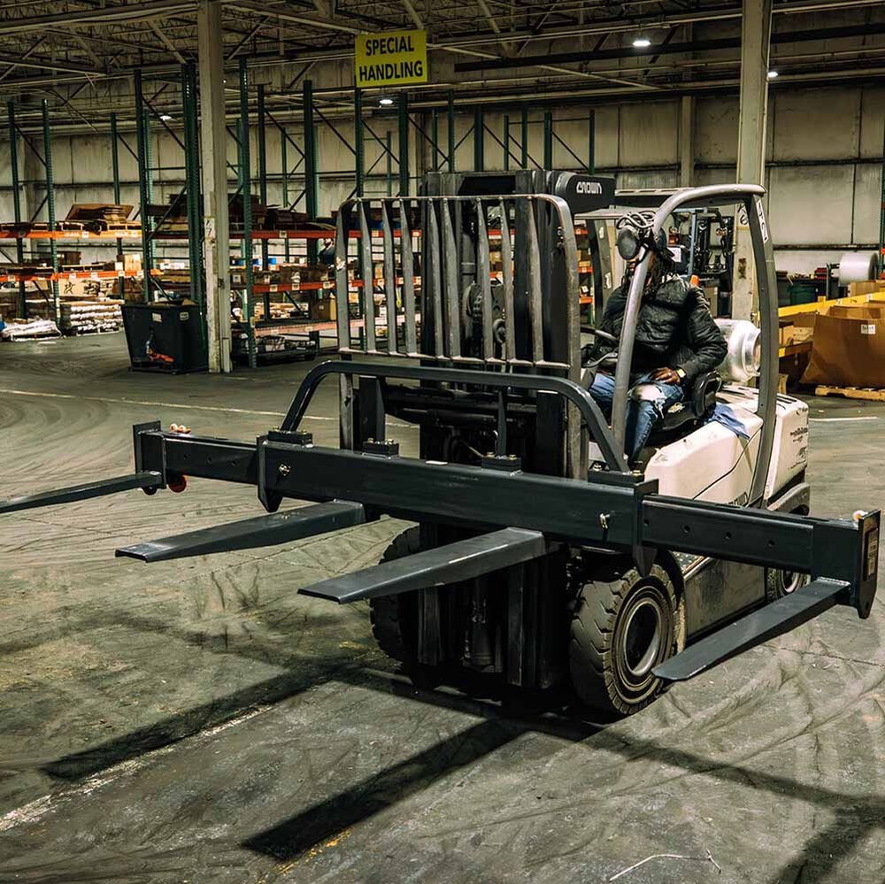 Titan Attachments 10 FT Adjustable Fork Spreader, Adjustable 83" to 119" Width