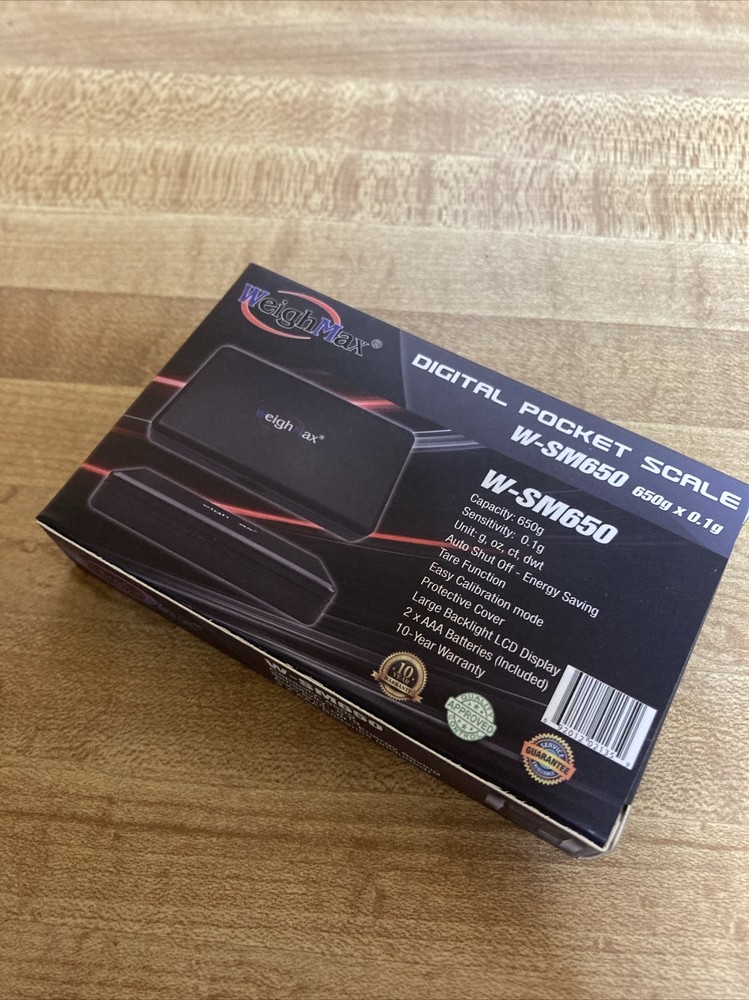 Weighmax W-SM650 POCKET DIGITAL SCALE BRAND NEW