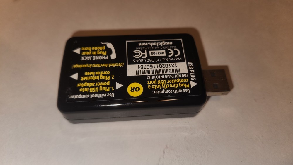 Magic Jack PLUS Free Local Long Distance Calling (UNIT ONLY, NO CABLES)