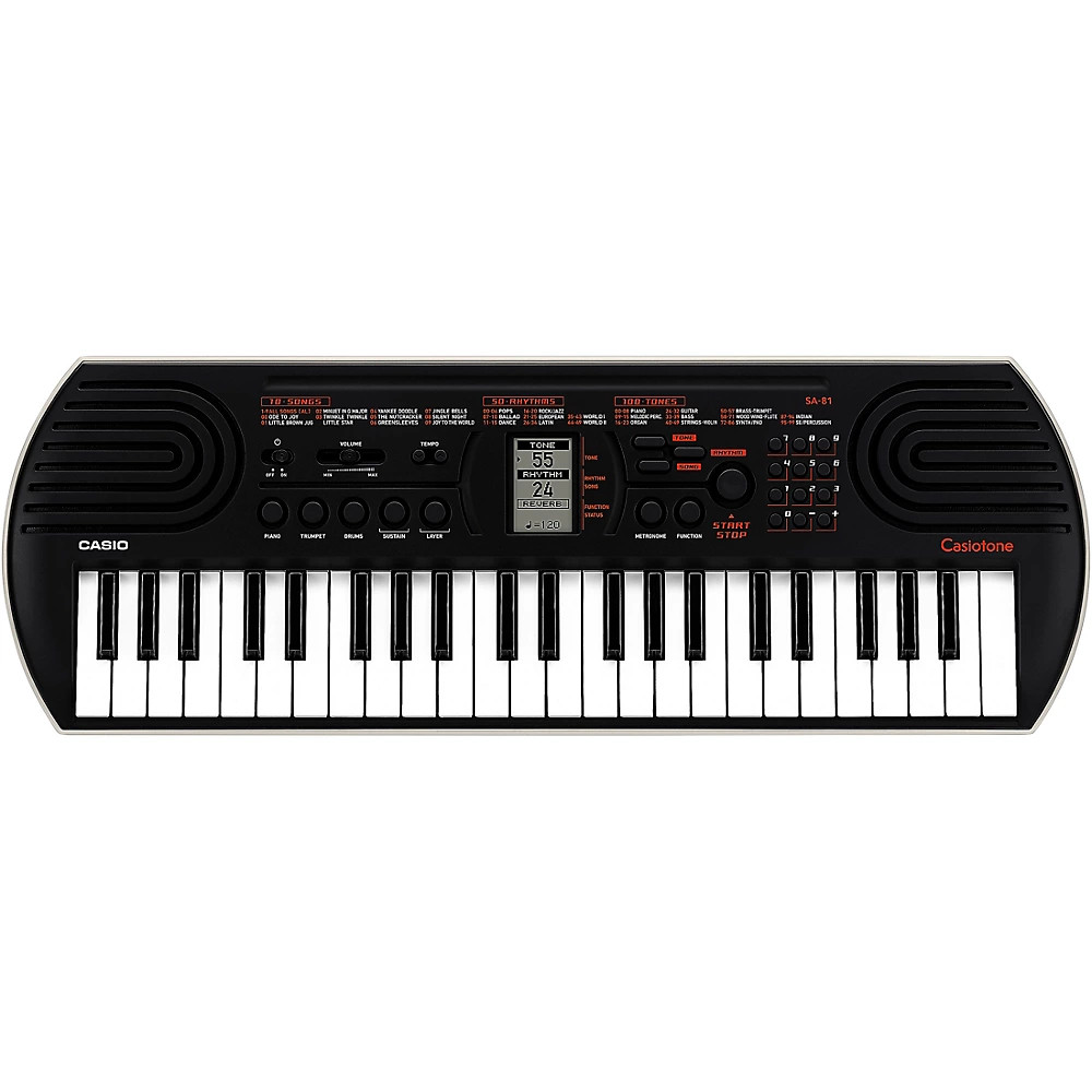 Casio SA-81 44-Key Mini Portable Keyboard Black Refurbished