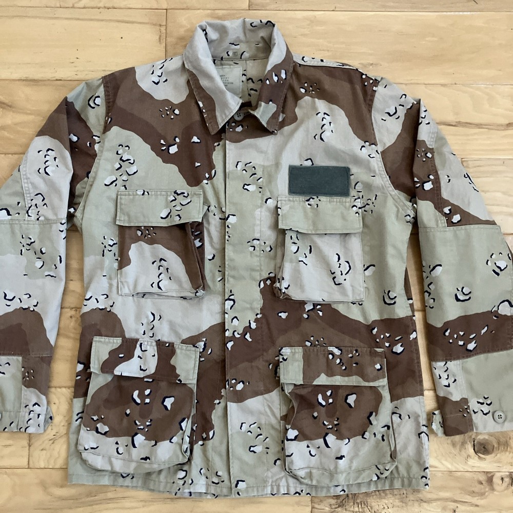 USGI 6 Color Desert / Chocolate Chip Uniform Jacket BDU - MEDIUM  REGULAR
