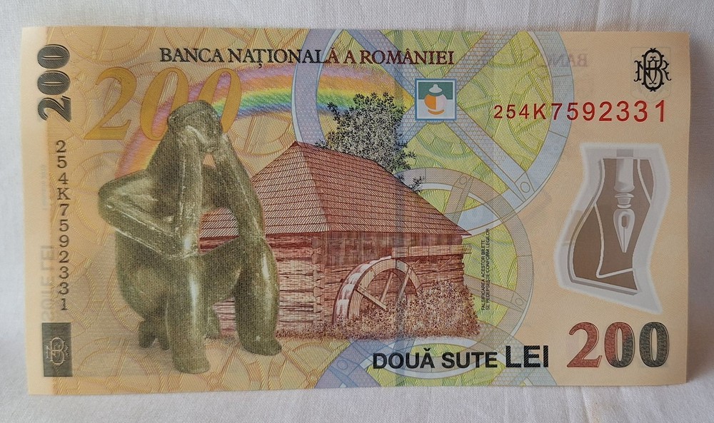 Romania 200 Lei 2025 Polymer Banknote - Romanian beautiful note