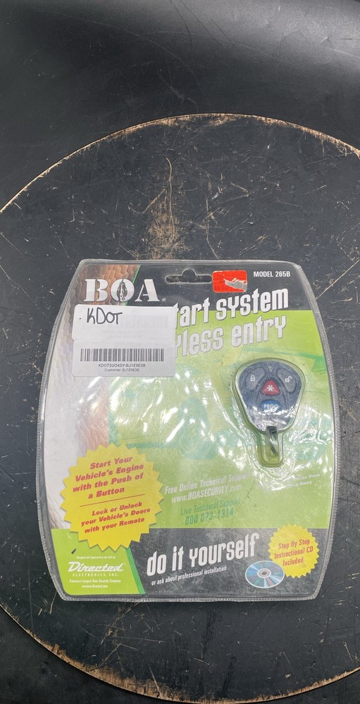 Boa 265B Remote Start System Keyless Entry Car Alarm Module Unit