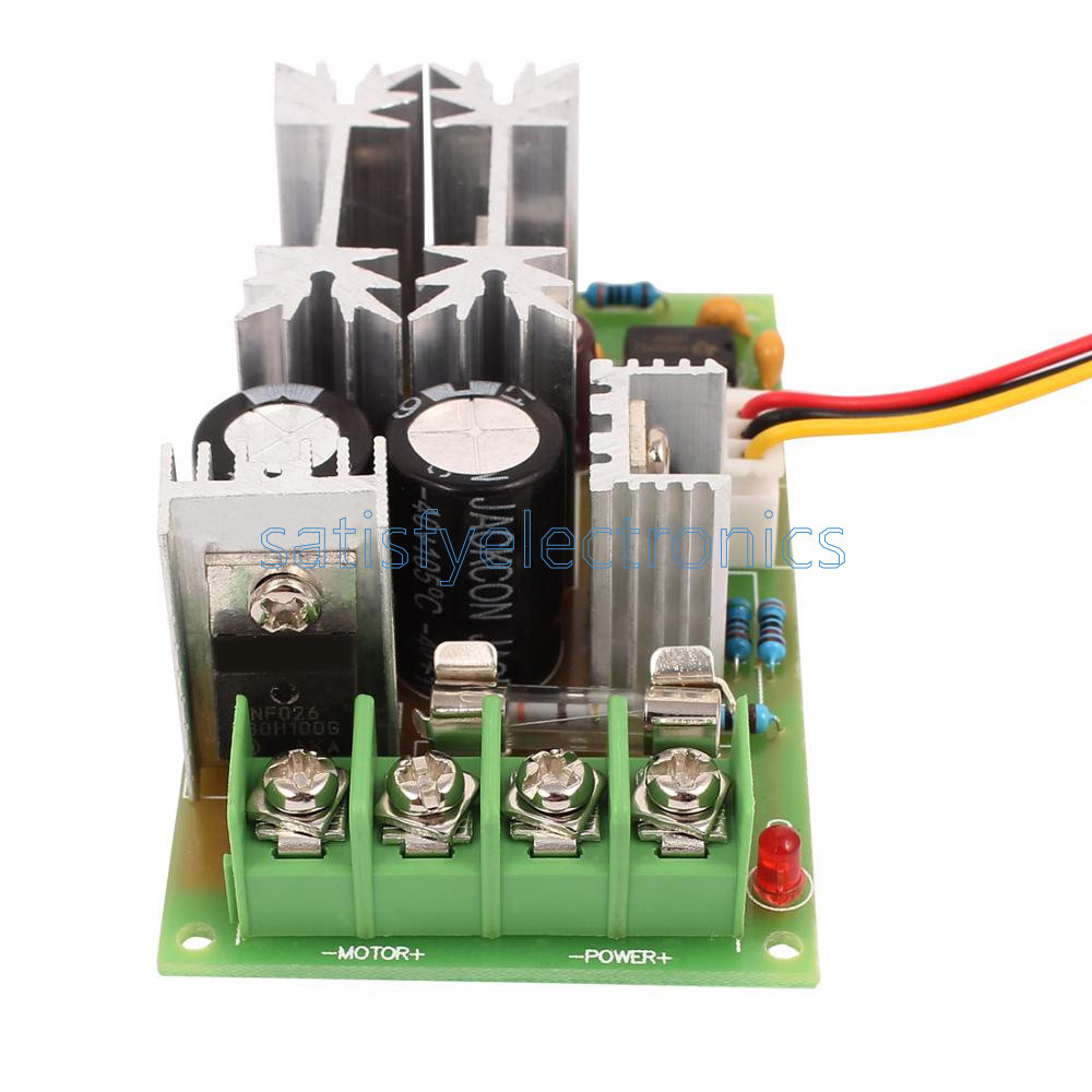 Universal 20A DC 10-60V PWM HHO RC Motor Speed Regulator Controller Switch