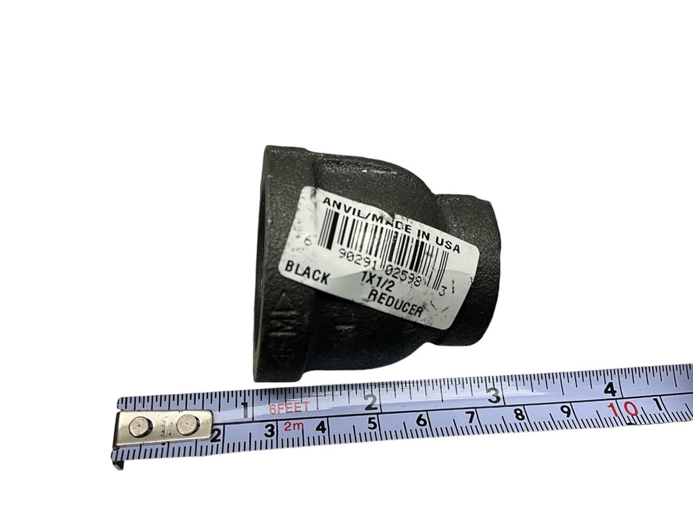 Anvil Reducer Coupling Malleable Iron Galvanized 1" x 1/2" 8700135455