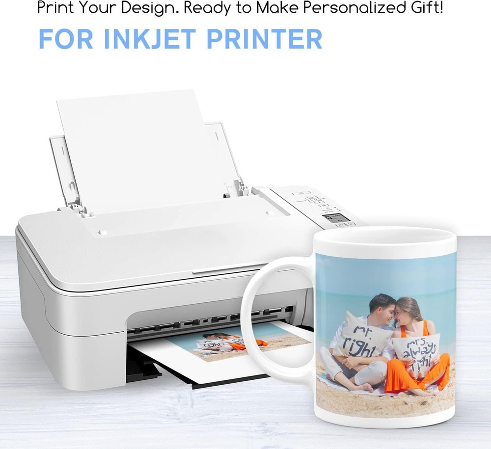 Clear Waterslide Transfer Paper Inkjet Printer Decal Sheets