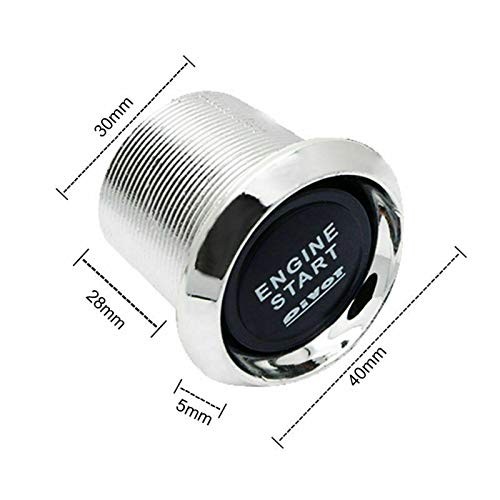 Push Start Button, Car 12V LED Engine Start Push Button Switch Ignition Input