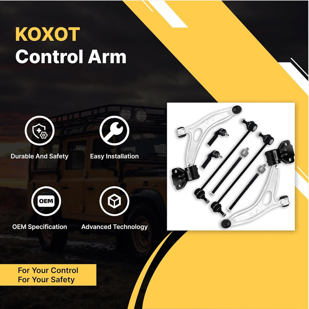 2013-2018 for Ford C-Max 2012-2018 Focus 8Pc Suspension Kit – Compatible Replace