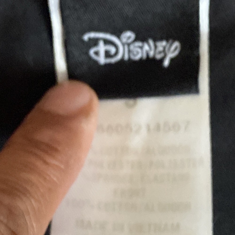 Black And red Disney Mickey Mouse Scrub Top Size Small