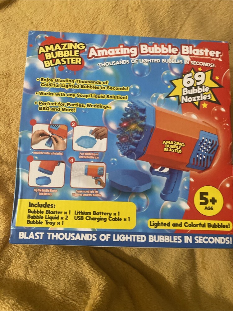 69 Hole Magic Rocket Launcher Bubble Gun Bubble Amazing Bubble Machine TIK Tok