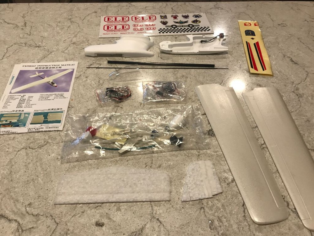 Cushat RC Pusher Glider Airplane - PNP Version