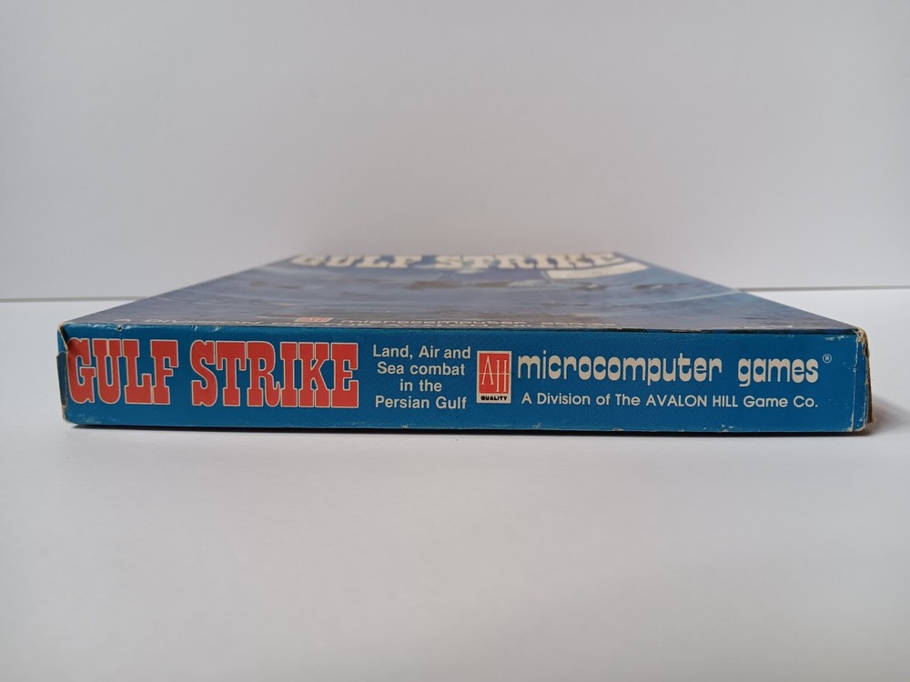 Commodore 64/128 Gulf Strike Computer Game Software Tested/Works Avalon Hill