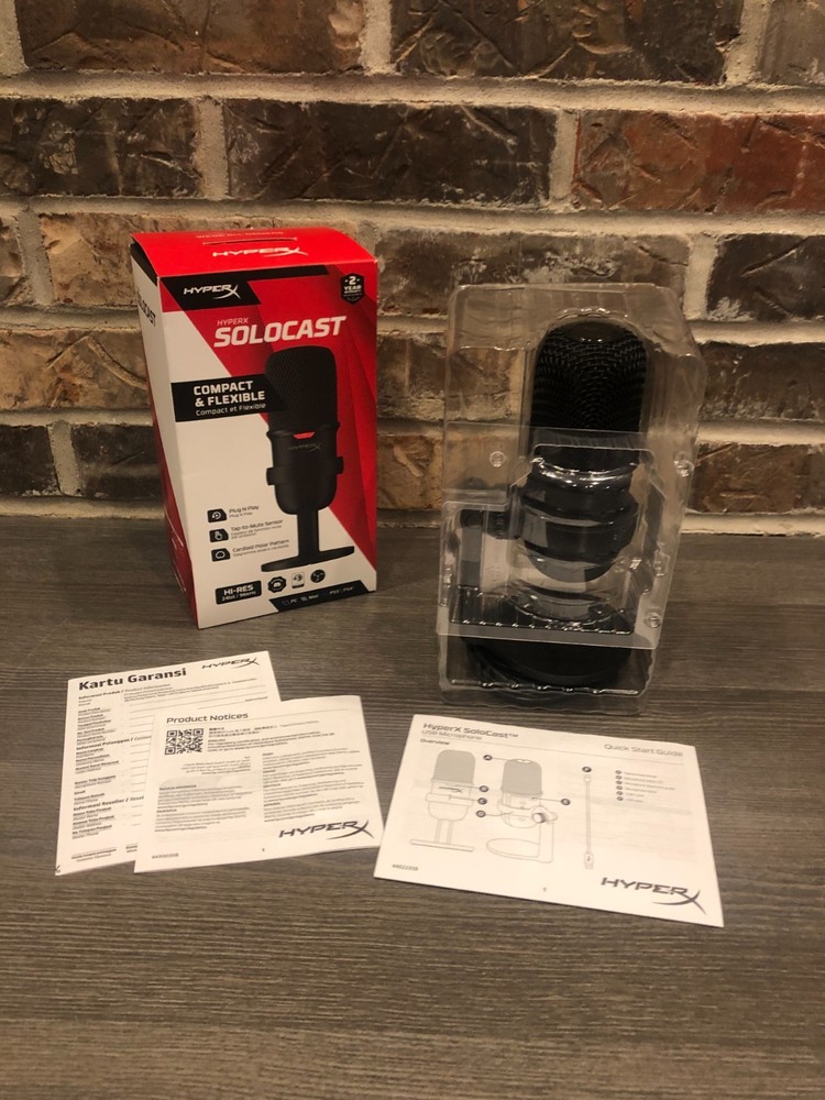 HyperX SoloCast - USB Microphone (Black)