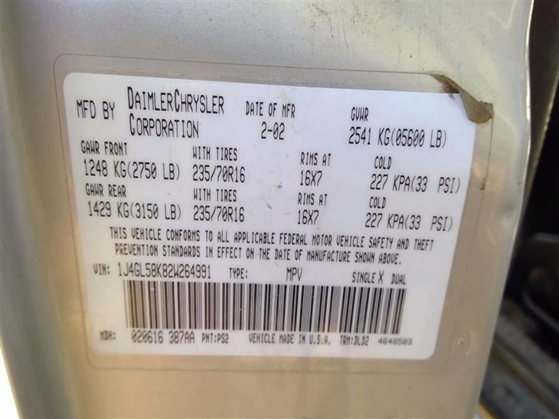 Transmission Control Module Fits 02 Liberty 3305911