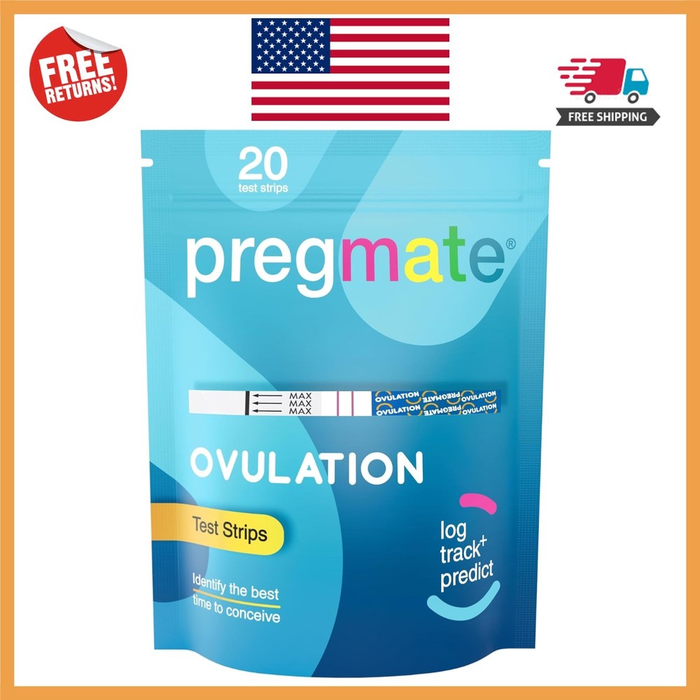 Easy-to-Use 20 Count Ovulation Strips – Instant Results for Conception Planning