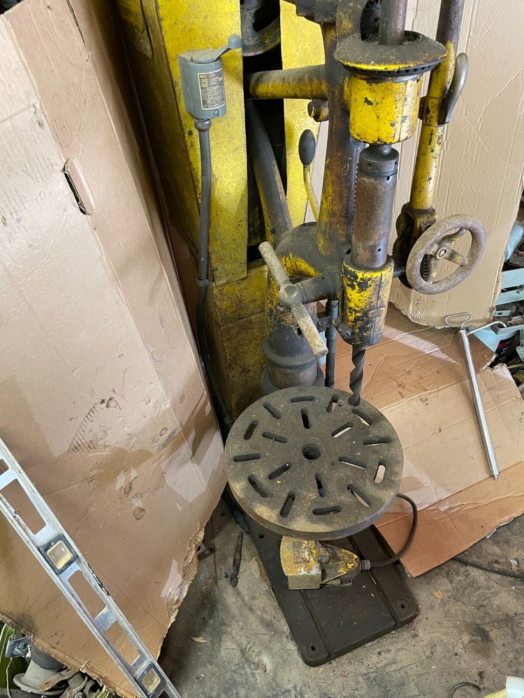 Barnes drill press Antique