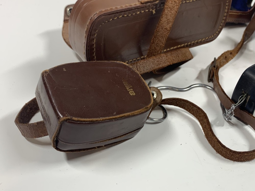 Vintage Argus 35mm Camera Leather Case Not Tested
