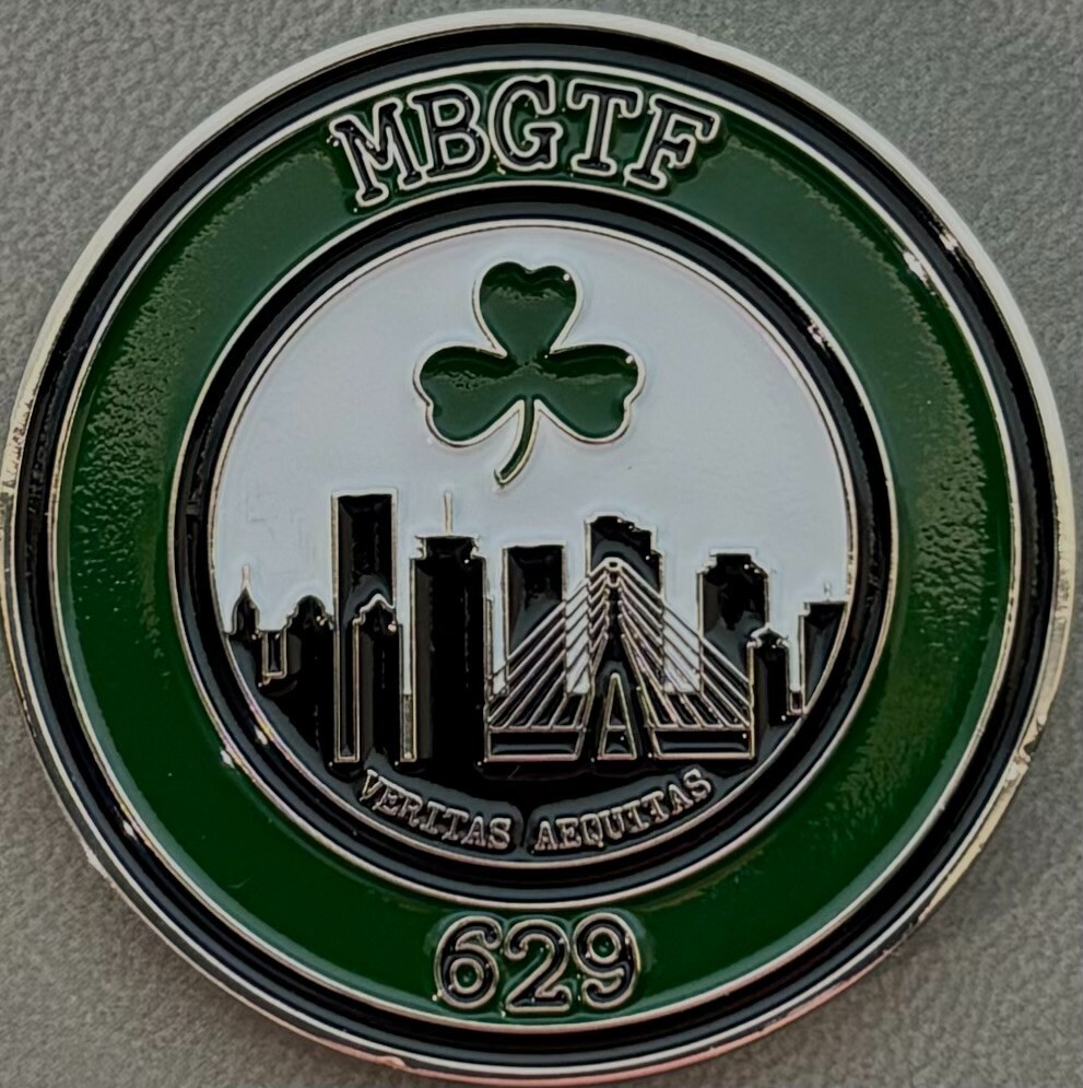 Metro Boston Gang Task Force Challenge Coin