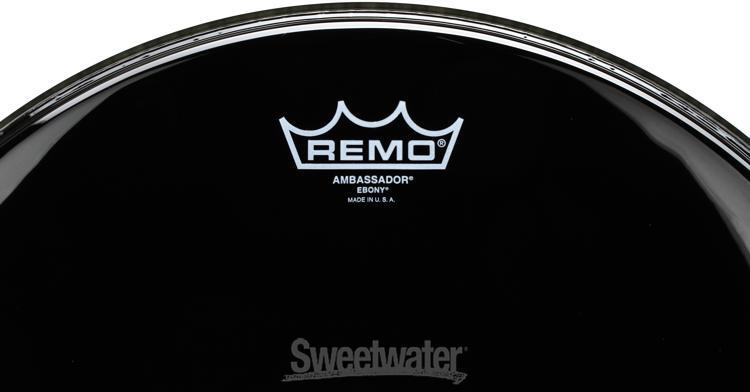 Remo Ambassador 3-pc Tom Pack - 10"/12"/16" - Ebony