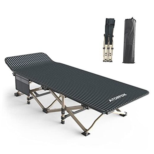 Camping Cot for Adults Comfortable, Tent Folding Cot for Sleeping, Large Size